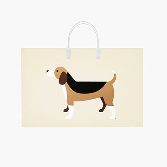 PLUSBOX PAPER BAG (Beagle) (쇼핑백)
