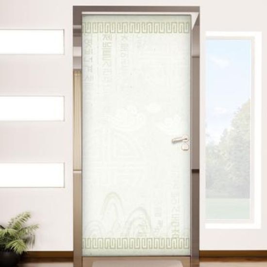 af491-전통적인한지의느낌_현관문시트지