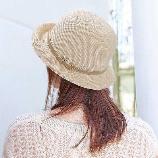 라운드 벨트 니트 벙거지 모자 4color