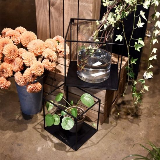 우드로하우스 블랙 메탈 선반 철제벽선반 3종/1택