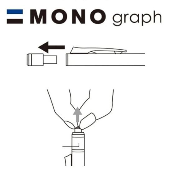 톰보 0.5mm 쉐이크 샤프펜슬 모노그래프-파스텔