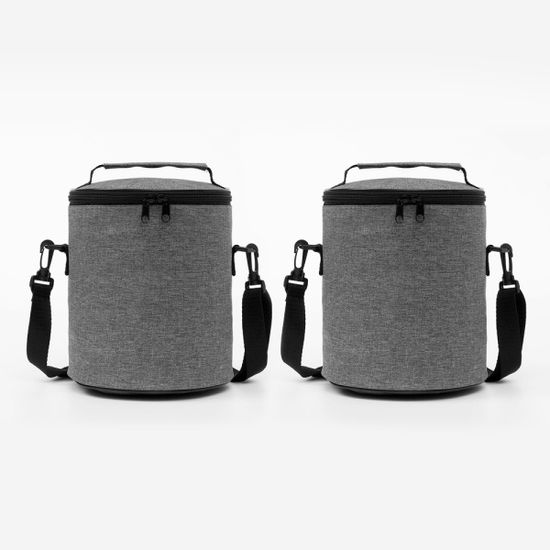 모던스윗 보온보냉 도시락 가방 2p세트(17.5x21cm)
