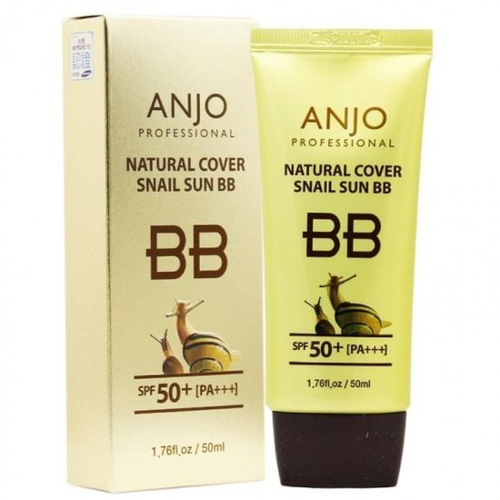 앙쥬 내추럴 커버 스네일 썬 비비크림 50ml SPF50+PA+
