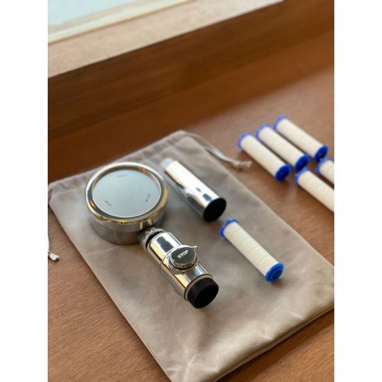 필터 교체형 샤워기헤드 파우 WBE722F