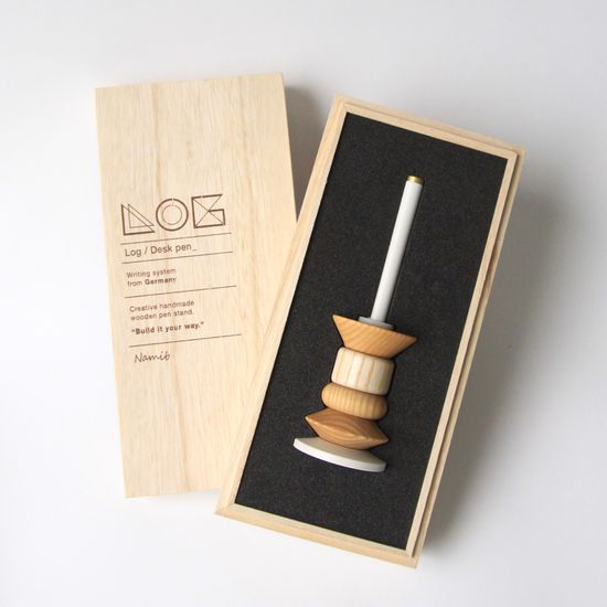 로그 데스크 펜 Desk Pen(Wood Ornament)