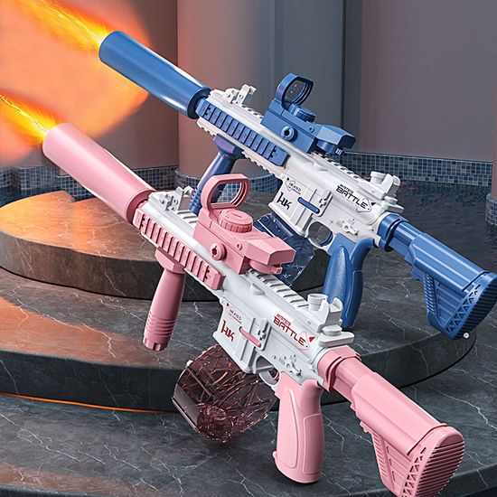 간지 불꽃 투명 m416 레이저 물총 글록 권총 워터건