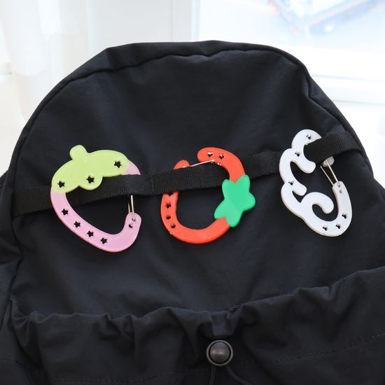 오첵 아크릴 카라비너 가방걸이 열쇠고리키링