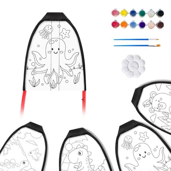 투석기 캐릭터 새총 연날리기 야외 비행 장난감 놀이