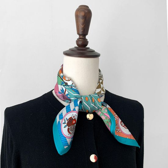 [베네]나스르 실크 쁘띠 스카프