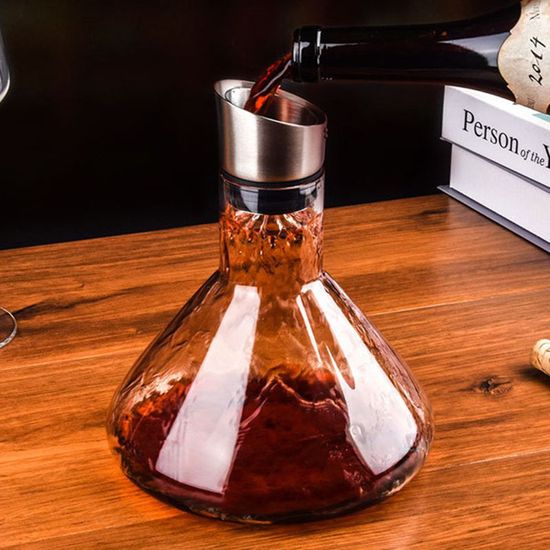 [와인앤쿡]독특한 소장용 와인 디켄터 1개
