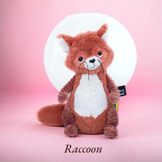 프랑스 디글링고스 애착인형 너구리 /테라코타