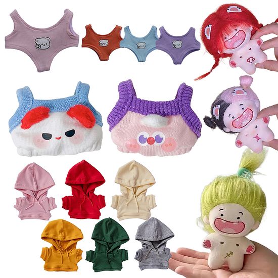 큐티 10cm 별자리 애착 인형 키링 인형옷 머리 꾸미기