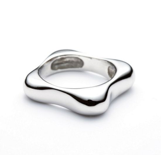 square silver ring (RTS004A)