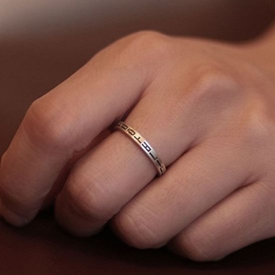 [수크] RS-128 세로 한글 알파벳반지