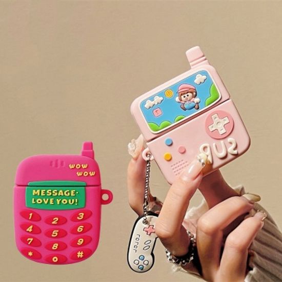 에어팟 3 2 1 프로 pro2 레트로 안테나 전화기 케이스