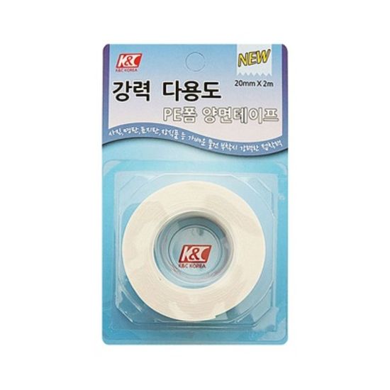 다용도 강력 PE폼 양면테이프 20mmX2m 1P 물건 부착