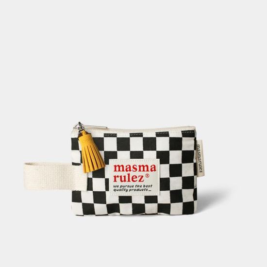 Mini strap pouch _ 체커보드