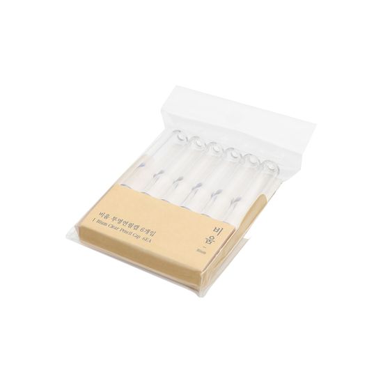 비움 투명 연필캡센트 6개입