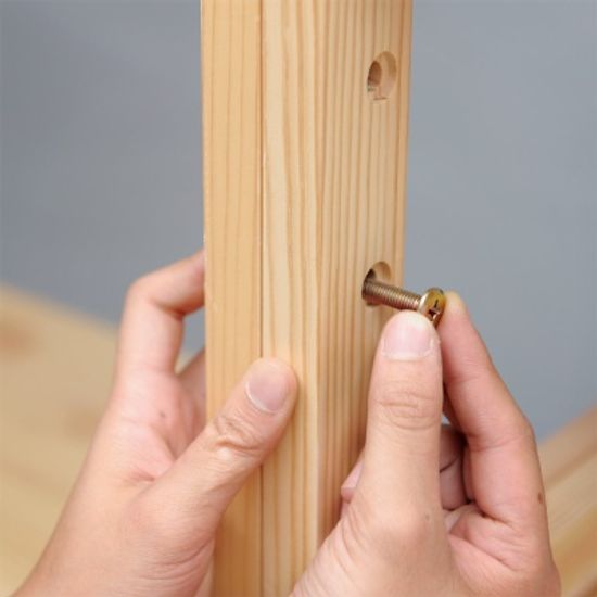 소나무 원목 파티션책장 가벽책장 BBI-3090