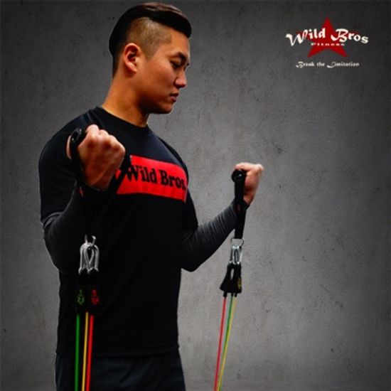 와일드브로스 홈트레이닝 튜빙밴드 풀세트