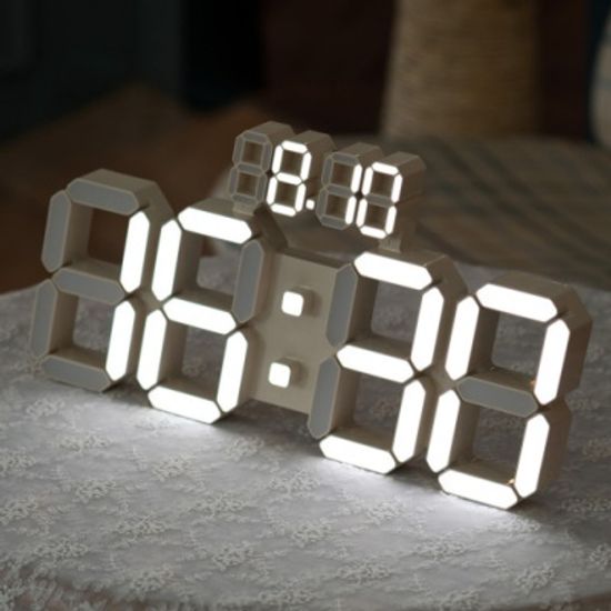플라이토 국산 데이즈 3D LED 인테리어 벽시계 38cm
