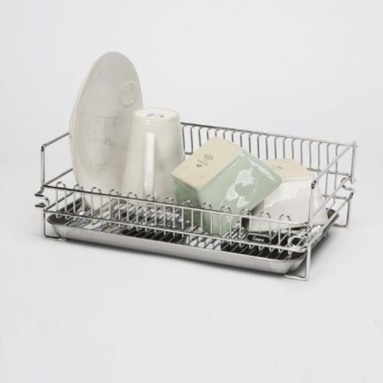 1단 식기건조대 스텐 바스켓 설거지 그릇 정리