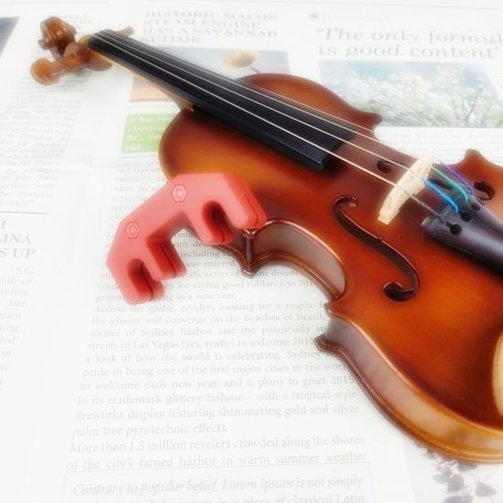 바이올린 약음기 3/4 4/4 비올라 뮤트기 메탈고무