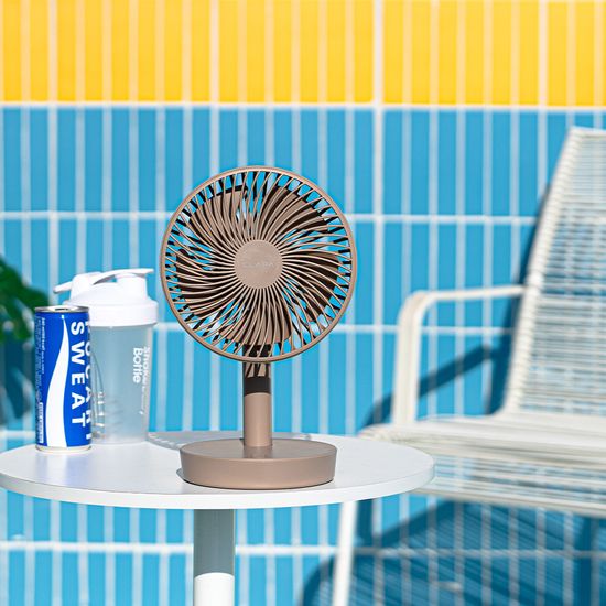 클래파 BLDC 자동회전 탁상용 미니 무선 선풍기