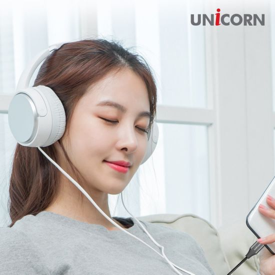 유니콘아이폰 아이패드 호환 8핀 to 3.5mm이어폰젠더 