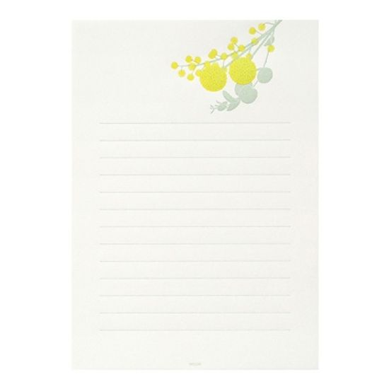 활판 인쇄 레터세트 - Press Bouquet Yellow