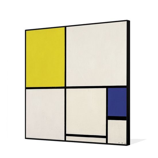 [더벨라] 몬드리안 - 노랑, 파랑의 구성