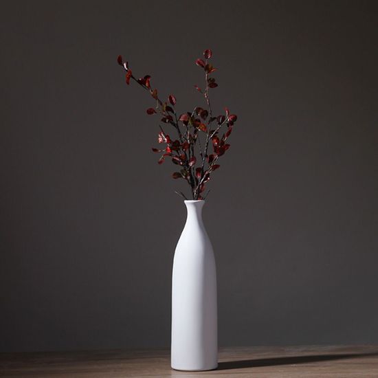 플로란스 도자기 꽃병 화이트 꽃꽂이 화병(WC3E71F)