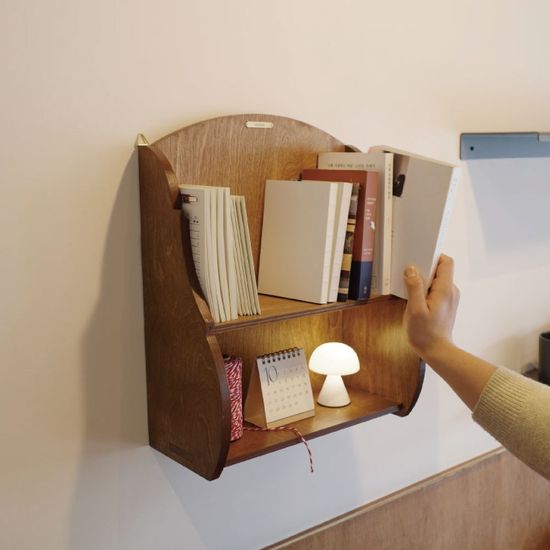 라운드 선반 수납함 _ Round shelf box