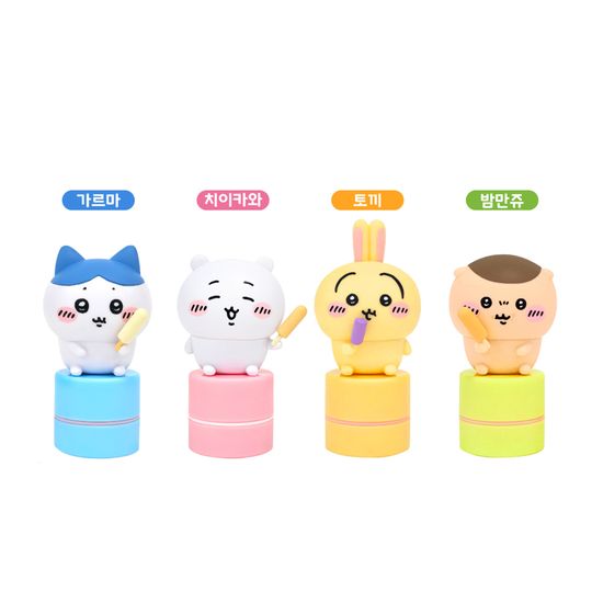 먼작귀 피규어 스탬프 (4종)