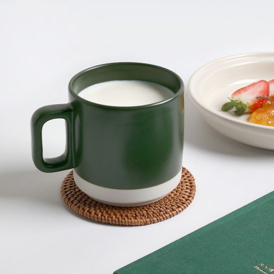 뉴샌드 국산 도자기 머그 300ml 4p세트 4color 택1