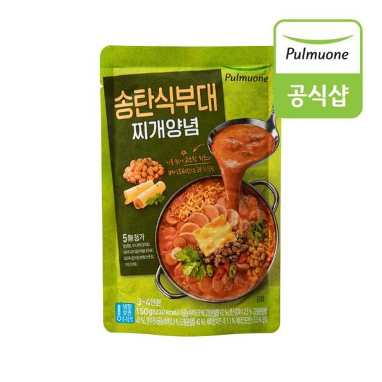 풀무원 송탄식부대찌개양념 150g x 1봉