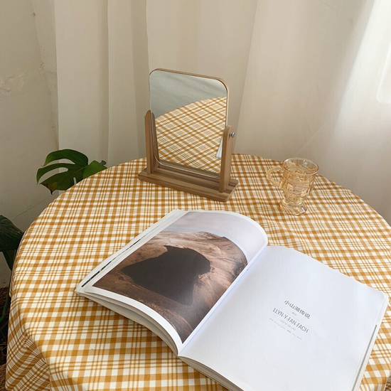 감성캠핑 피크닉 테이블보 협탁보 체크 식탁 매트 1p