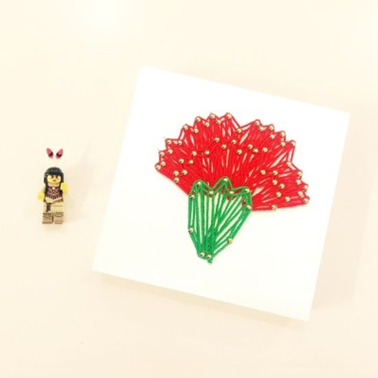 꼬마 카네이션 스트링아트 만들기 패키지 DIY