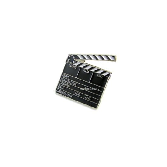 Clapper Board.클래퍼보드 핀뱃지