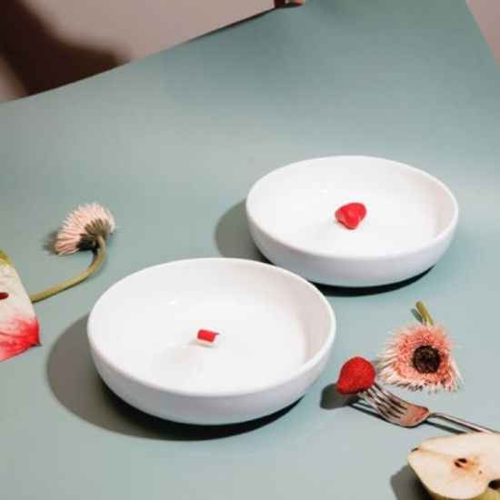 온나 아트 디저트 접시 샐러드볼 그릇