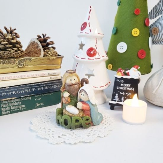 앤틱 이니셜 희망 구유