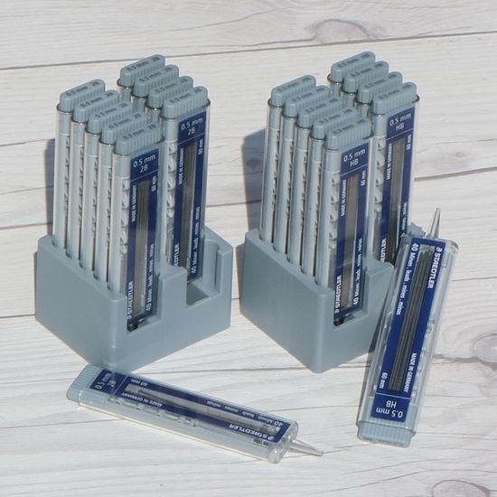 스테들러 0.5mm 샤프심 Mars micro carbon 255 1통