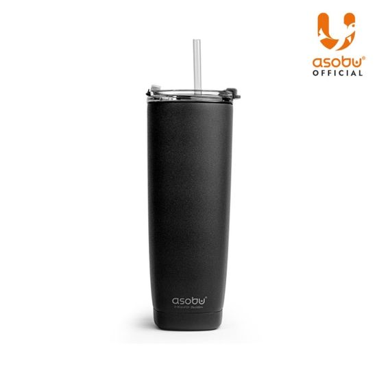 아소부 스텐 진공 텀블러 600ML 아쿠아리나 블랙