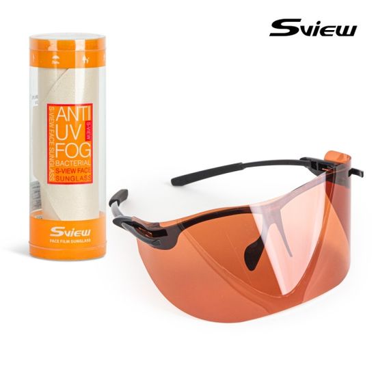 에스뷰 페이스 선글라스 브라운 스포츠형 / 소형