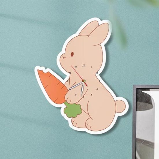 nz628-인테리어벽시계_당근먹는토끼