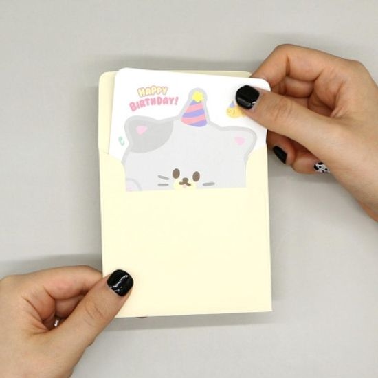핑크풋 쪼꼬미친구들생일카드세트