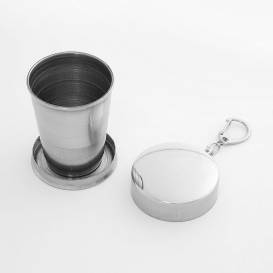 휴대용 자바라 접이식컵(75ml) 캠핑 등산 술잔