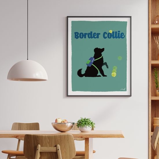 보더 콜리 | Border Collie, 츄디 작가 그림