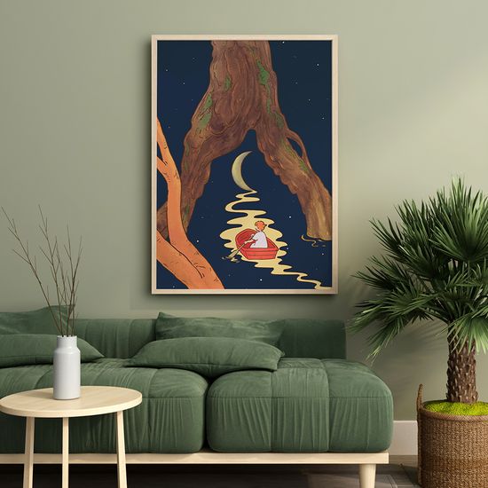 달로 가는 길, 꼬모소이 작가 그림