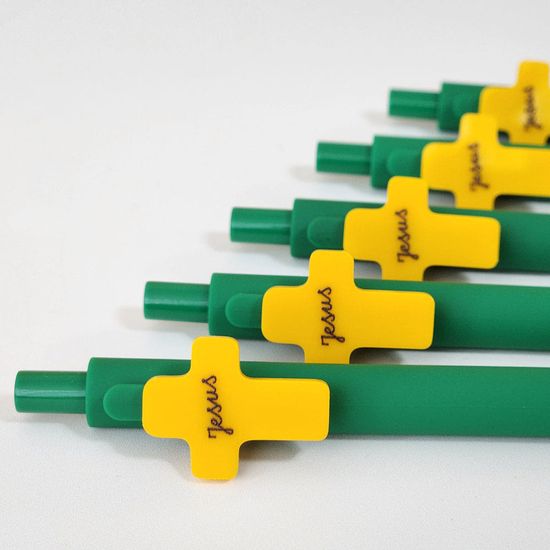 [초롱이와하나님] 노랑 십자가 젤펜